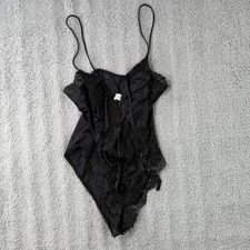 Alana Gale Intimates Teddy Bodysuit Womens Medium Lace Sheer Lingerie Vintage St