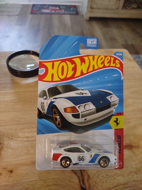 2026 Hot Wheels White Ferrari 365 GTB4 Competizione
