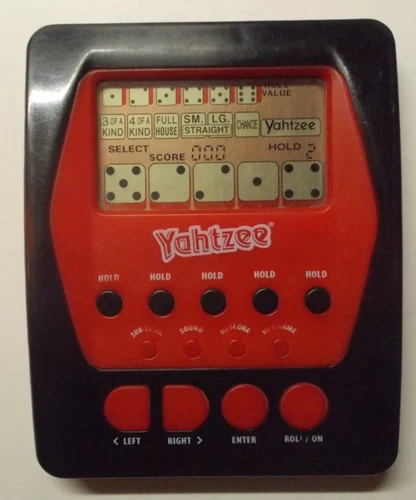 2012 Hasbro Handheld Electronic Yahtzee Game Working Condition