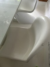 Modern White Dining Chair (5 chairs the same and 1 different) 60x45x85cm