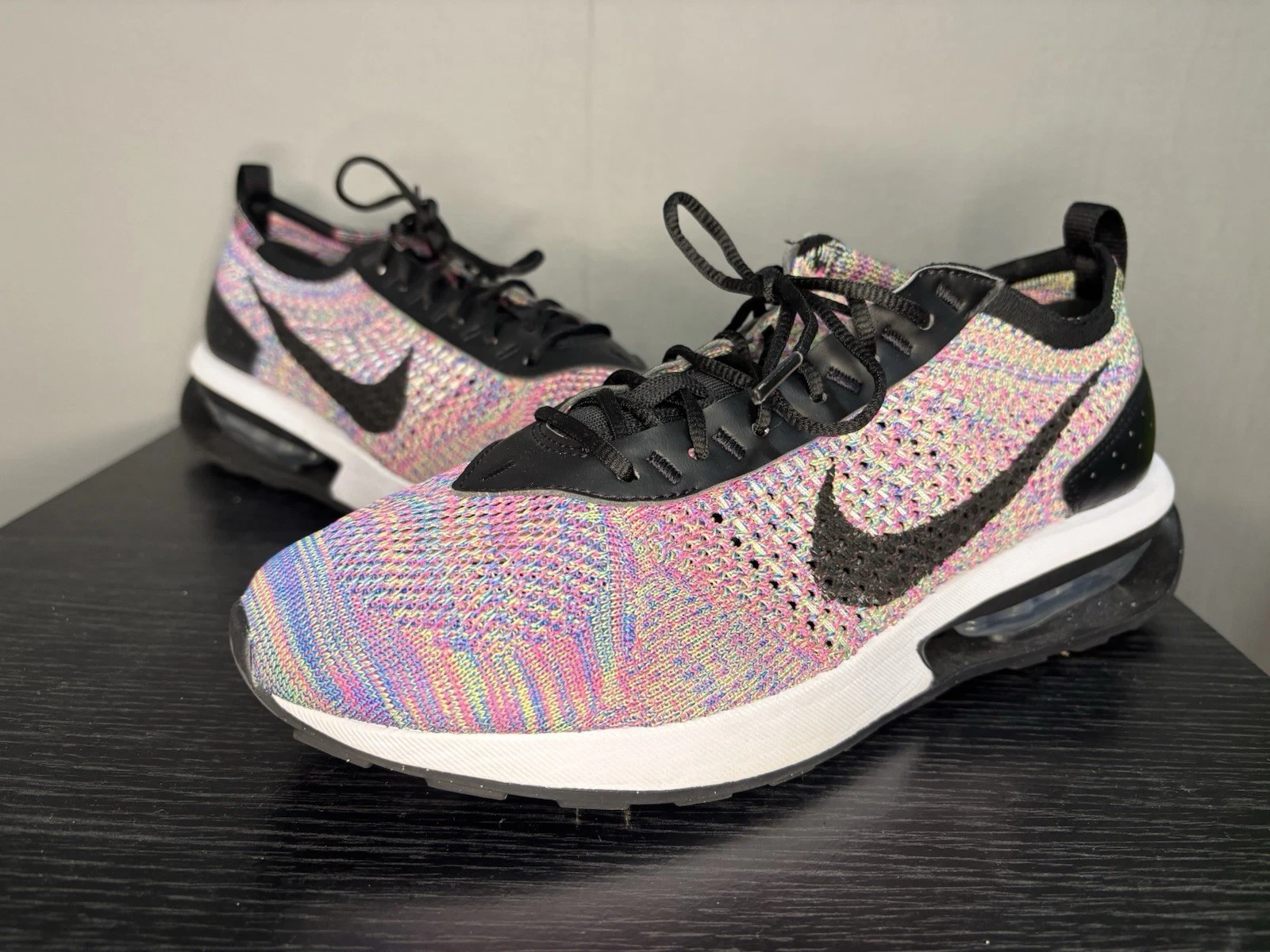 Nike Air Max Flyknit Racer Scarpe da Ginnastica Multicolore UK 8 Eur 42 5 DJ6106 300