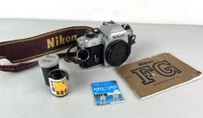 Nikon FG SLR Film Camera Body Chrome