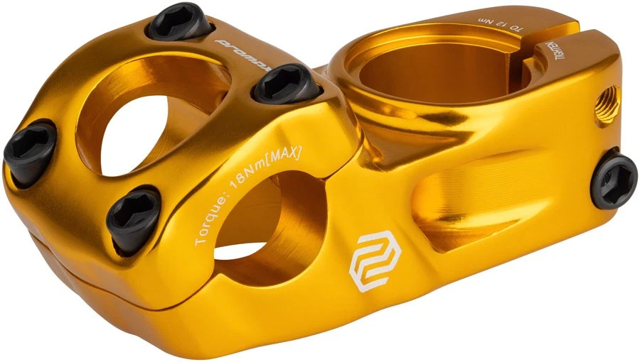 Promax Impact BMX Stem - 53mm, Top Load, Gold - Image 2 of 2