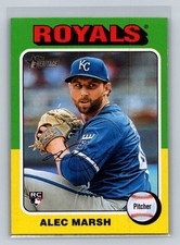 2024 Topps Herritage High Number #683 Alec Marsh RC MLB Kansas City Royals