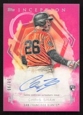 2019 Topps Inception Chris Shaw Auto Rookies & Emerging Stars Autograph #/99