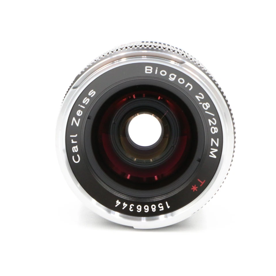 [Excelente como nuevo] Carl Zeiss Biogon T* 28 mm f/2,8 ZM para Leica M negro Foto 3 de 4