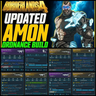  Borderlands 4 Storm Bringer Ordnance Amon Build Updated PS5/Xbox/PC Moxsy