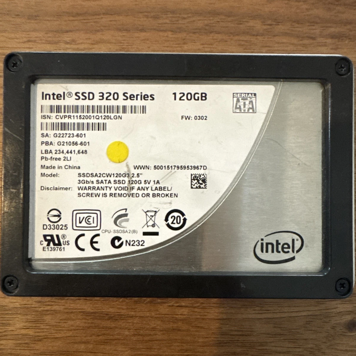 Intel SATA SSD 120GBx6 計720GB Intel 120 GB Solid State Drives for sale | eBay