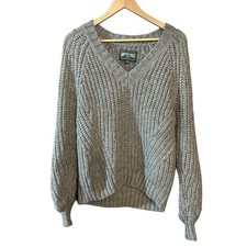 American Eagle Chunky Knit Sweater Womens M Oversized Thick Ribbed Preppy Fisher