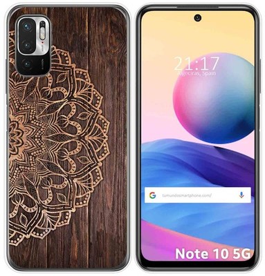 Gel TPU Hülle Für Xiaomi Redmi Note 10 5G / POCO M3 PRO 5G Holz Design 06 Dib