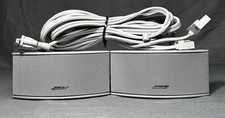 Bose AV3-2-1 II Media Center GS/GSX Cinemate Series Pair Speakers Silver CLEAN