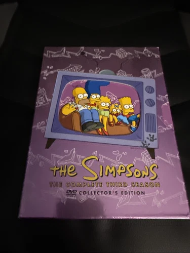 the simpsons dvd Season 3 DVD Includes Banned Episode Stark Raving DAD - Picture 1 of 13