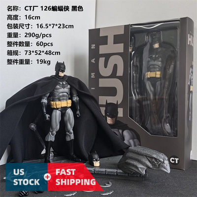 #ad CT Toys No.126 Hush Batman Black Ver. 1 12 Action Figure New Boxed US STOCK $34.99