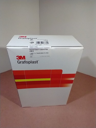 Grafoplast Transparent Sleeve for Medium Wire Markers 15mm x 3-4mm wire/cable