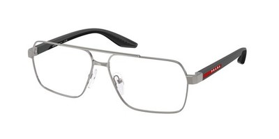 PRADA LINEA ROSSA PS 51TV 5AV1O1 Grey Demo Lens 59 mm Men's Eyeglasses