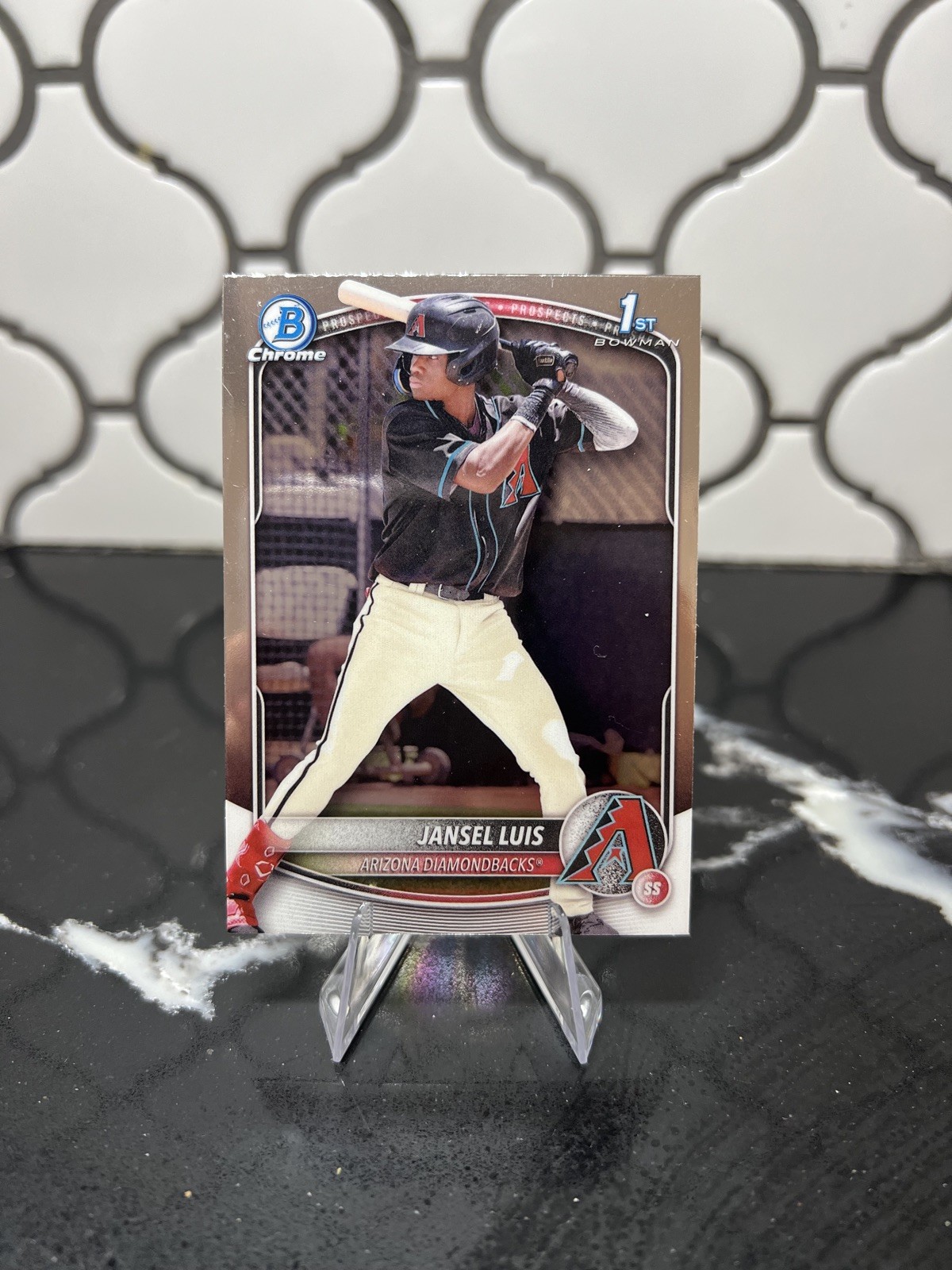 2025 Bowman Chrome Jansel Luis 1st Bowman - Arizona Diamondbacks