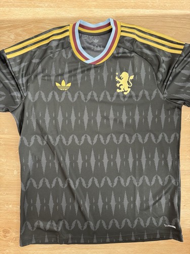 NWT Aston Villa adidas 2026/27 Away Replica Jersey Black XL Extra Large