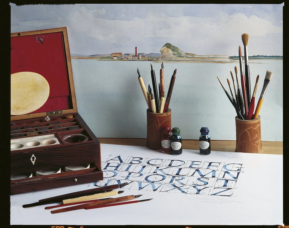 Brause держатель для каллиграфии новый в коробке односторонний эргономичное натуральное дерево 1 штука - Изображение 2 из 4