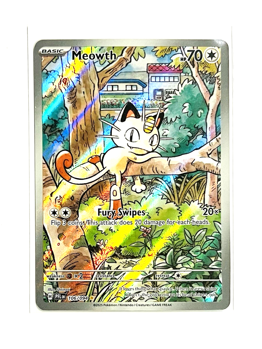 Meowth 106/094 IR Phantasmal Flames POKEMON TCG PFL ENGLISH NM/M