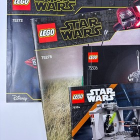 Lego Star Wars Lot of 20 Instruction Manuals Books 6209 7257 8097 75100 READ/SEE