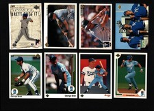 George Brett 1989 1990 1991 1992 1993 baseball cards - Upper Deck