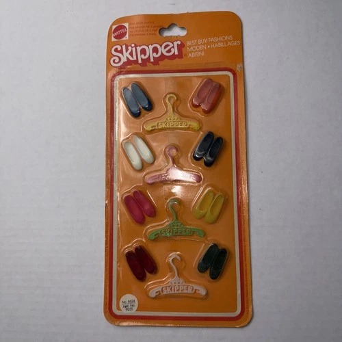 Vintage 1975 Barbie Best Buy Fashions Skipper Shoes Set 8624￼Asst No. 9235
