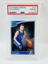 2018-19 Panini Donruss Optic Luka Doncic Rated Rookie #177 PSA 10