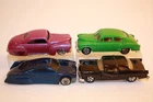 Four (4) Vintage ERTL / Hot Wheels Classic Cars CHEVY FLEETLINE / CROWN VICTORIA