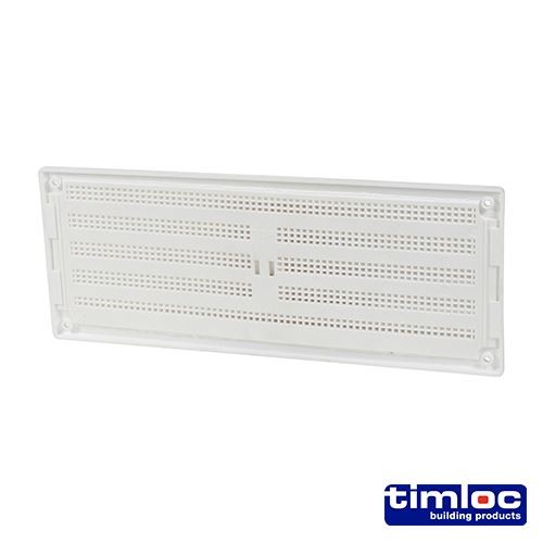 Timco - Pengudara Louvre Plastik Dalaman Hit and Miss - Putih - 1208W (Saiz 260 - Picture 2 of 2