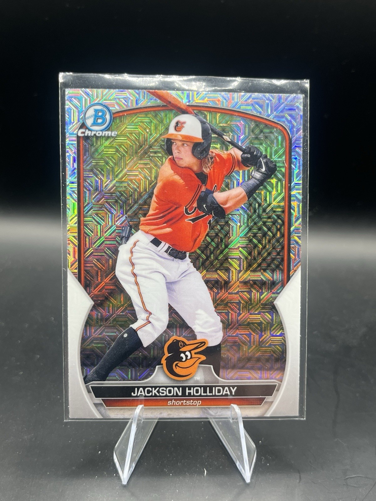2023 Bowman - Chrome Prospects Jackson Holliday #BCP-20 Mojo Refractor (RC)