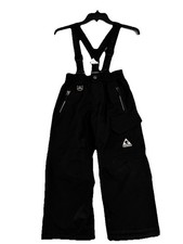 Gerry Kids Black Snow Bib Pants XS 5/6 Ski Snowboard Winter Suspenders