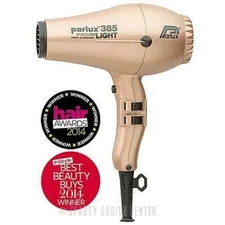 BRAND NEW! Parlux 385 PowerLight Ionic and Ceramic Hair Dryer - Gold