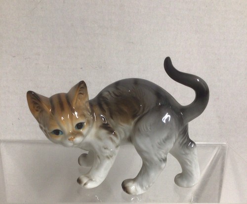 Vintage Bone China Kitty Cat by Giftcraft - Porcelain Cat Taiwan