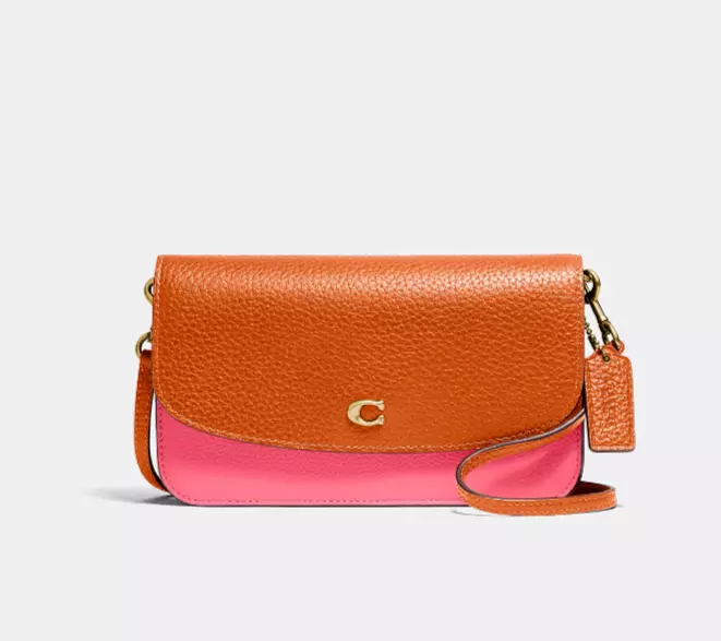 COACH Polished Pebble Leather Hayden Crossbody