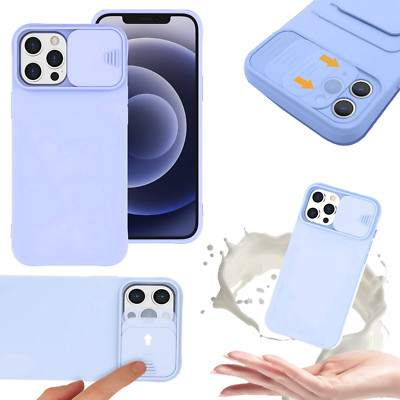 FÜR APPLE IPHONE 13 PRO - SILIKON LENS Handy Tasche Schutz Hülle Case HELL BLAU