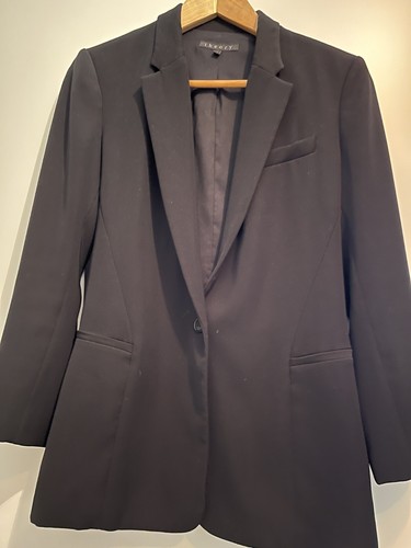 theory: Schwarzer Kurzblazer Gr. 6 / S, 3/4-Arm