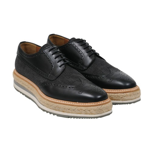 mens platform brogues