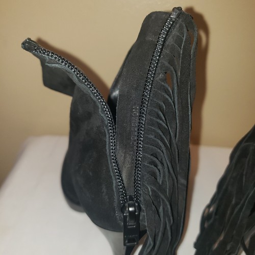 Burberry Women's Suede High Heel Wrap Slip On Size 40.5 Italy - Picture 9 of 23