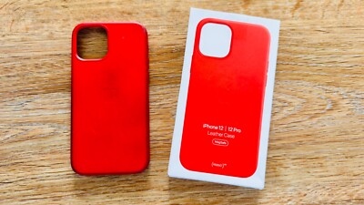 Apple Leder Case mit MagSafe für iPhone 12/12 Pro - (PRODUCT)RED