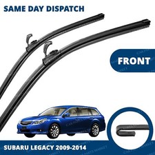 Front Windscreen 26" 18" Flat Aero Wiper Blades Pair for Subaru Legacy 09-14