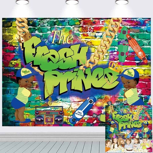 The Fresh Prince Party Supplies Backdrop Birthday Backdrop Banner Vinyl 7x5ft - Picture 1 of 5