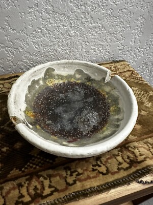 Vintage Art Pottery Ashtray Designed by Marcello FANTONI for Raymor Italy 1960s