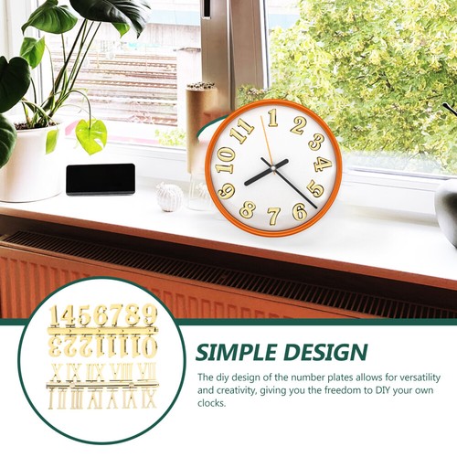 4 Count Clock Number Plate Numbers for Making Numeral Accessories - Zdjęcie 6 z 12