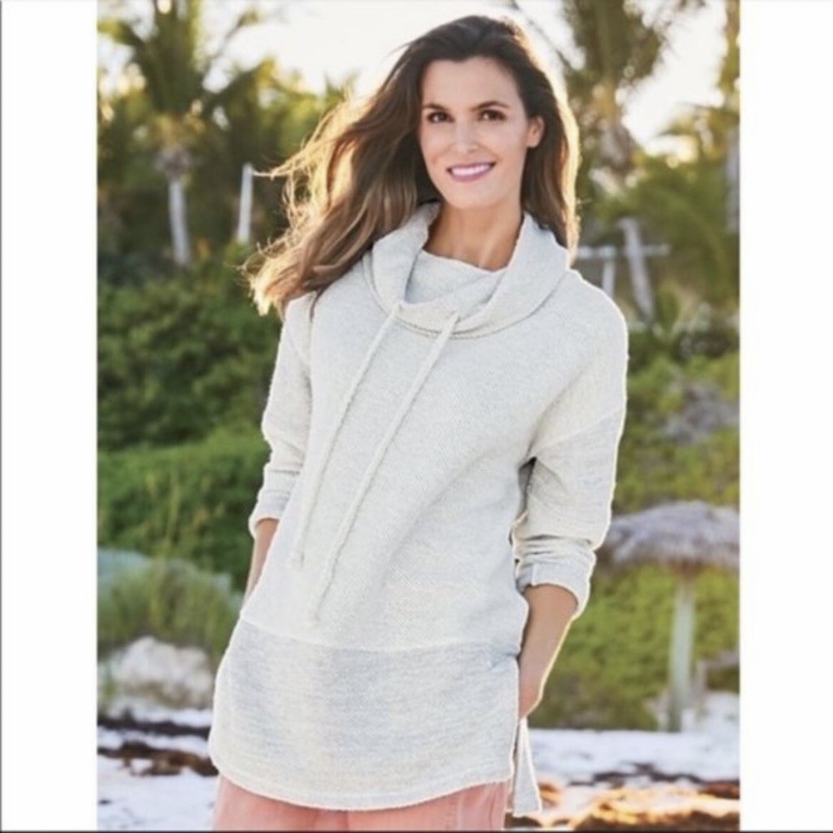 soft surroundings cowl neck sweater