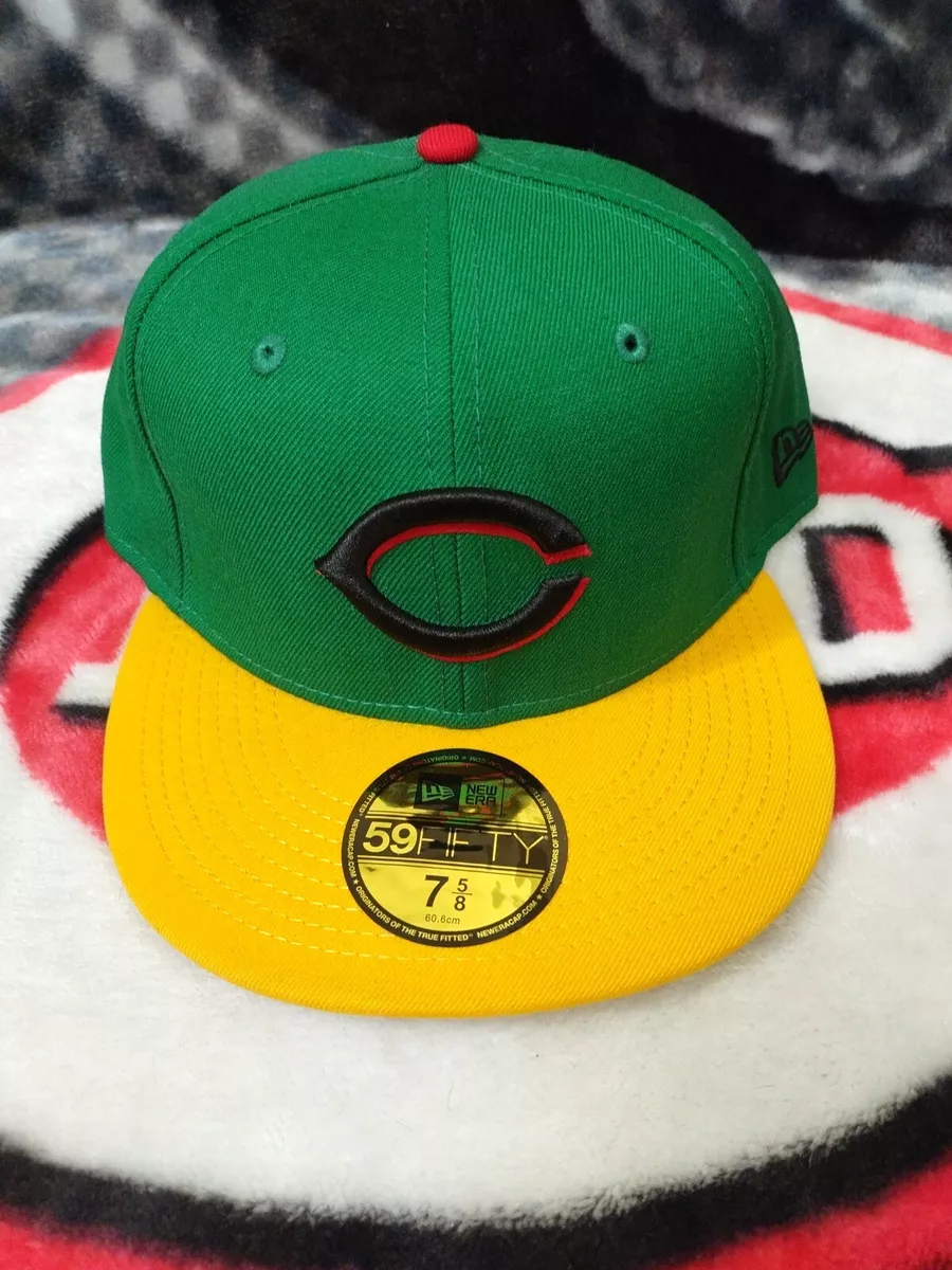 Cincinnati Reds MLB Authentic New Era 59FIFTY Fitted Cap Green