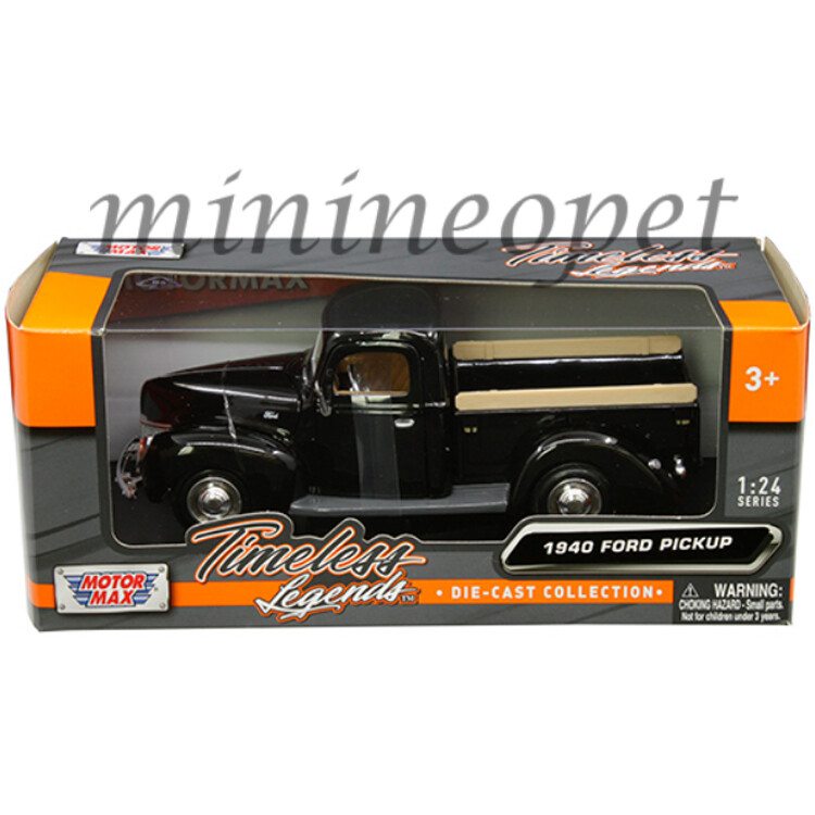 MOTORMAX 73234 1940 40 FORD PICK UP TRUCK 1/24 DIECAST MODEL