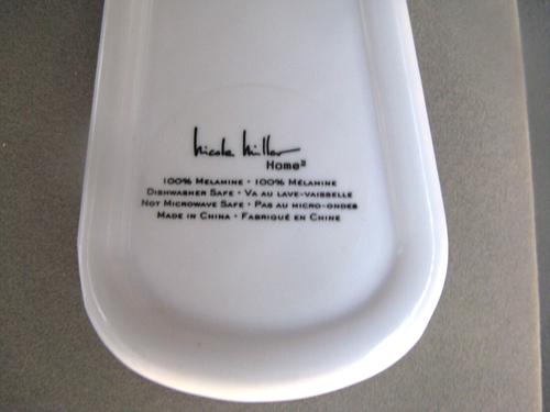 Nicole Miller Home 2 Melamine Salad Serving Utensil 2 Pc Set - Picture 4 of 4