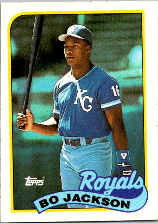 1989 Topps Baseball Bo Jackson