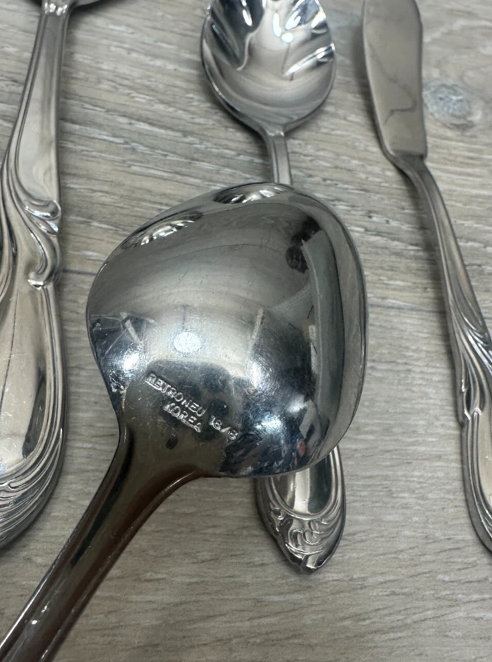 Retroneu * Cubiertos de acero inoxidable brillante STEPHANIE ELEGIR-ELIGE (52) Foto 3 de 3