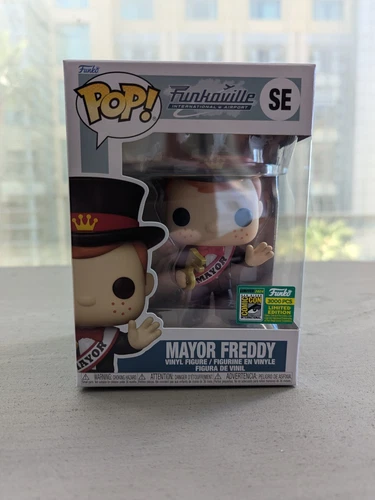 SDCC 2024 Funko Pop Mayor Freddy LE 3000 Official Con Sticker